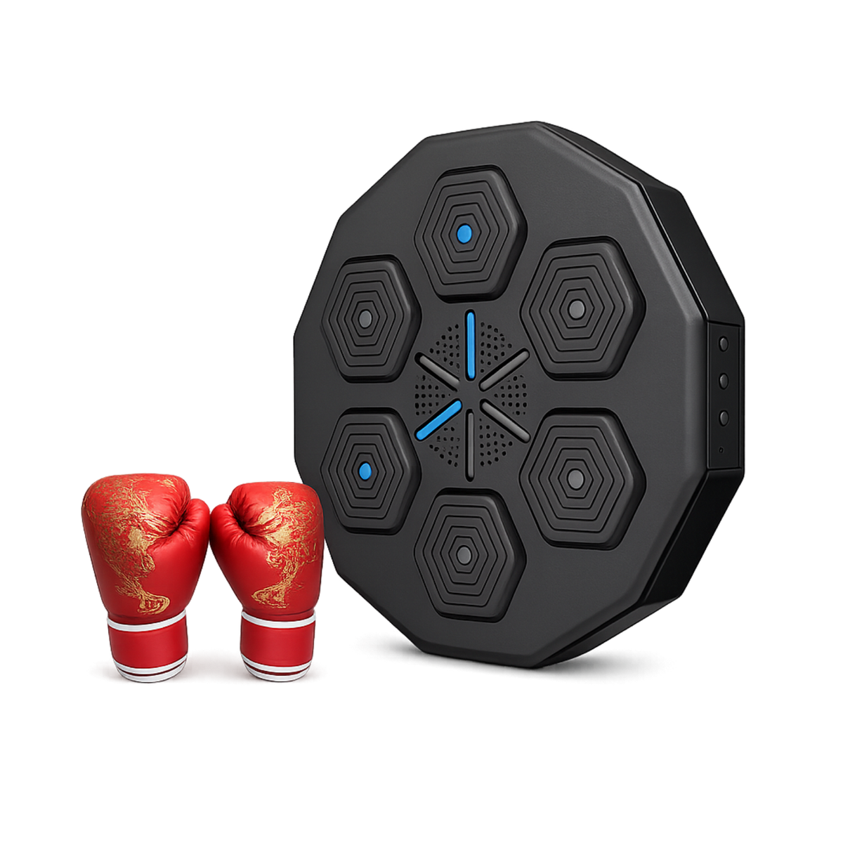 Pared Electrónica Target Sandbag Boxeo + Guantes