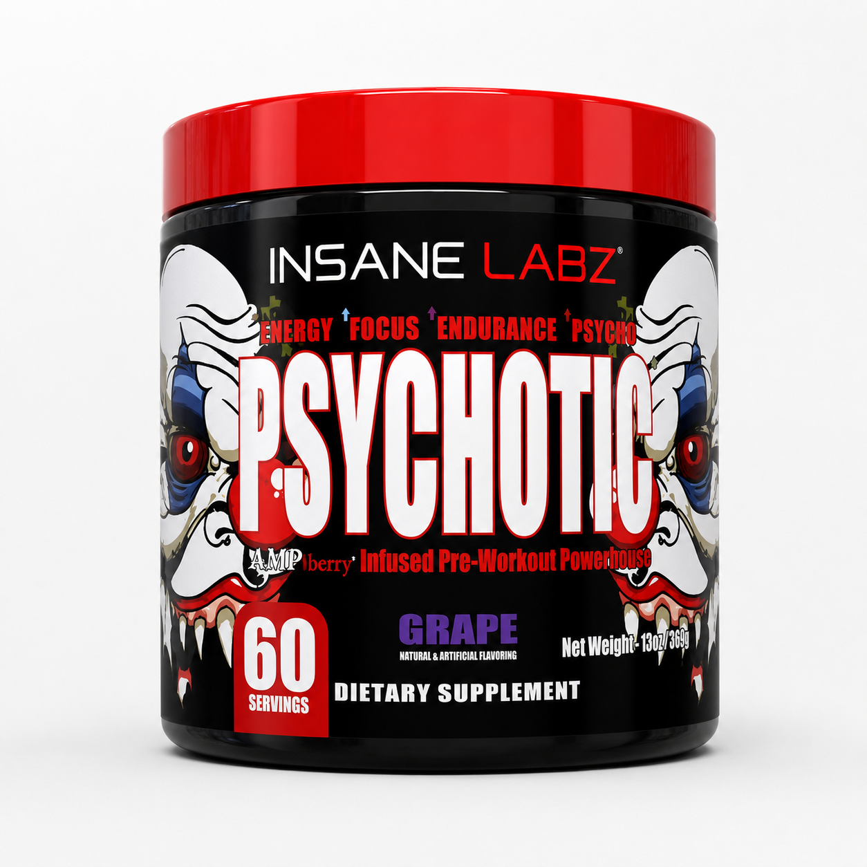 Pre Entreno Insane Labz Psychotic - 60 Porciones
