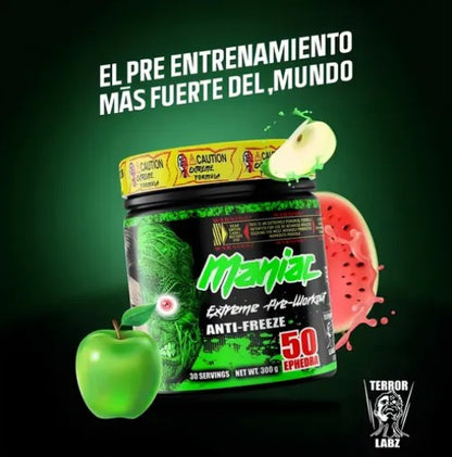 Pre Entreno Terror Labz Maniac Extreme – 50 porciones