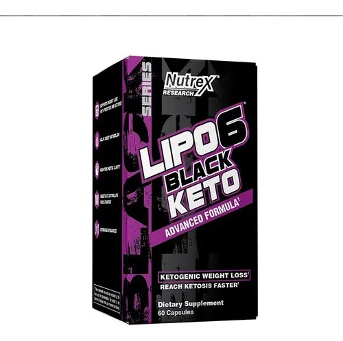 Termogénico Nutrex Lipo 6 Black Keto – 60 cápsulas