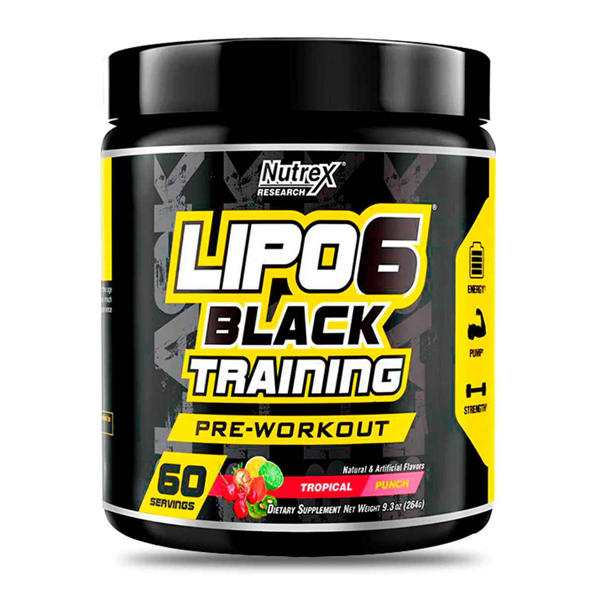 Pre Entreno Nutrex Lipo 6 Black Training – 60 porciones