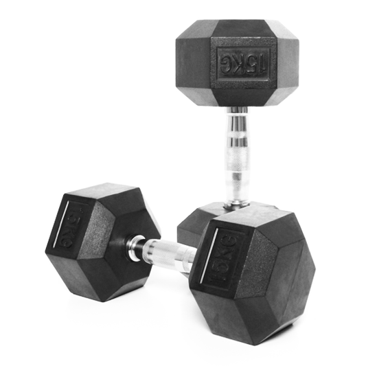 Mancuerna hexagonal par 15kg
