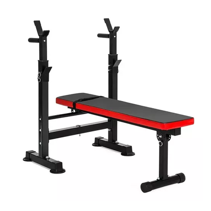 Banco de Press con Rack para Sentadillas y Abdominales