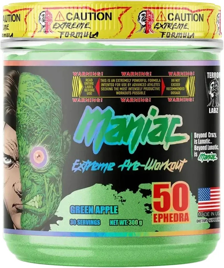 Pre Entreno Terror Labz Maniac Extreme – 50 porciones
