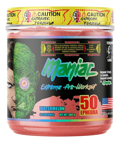 Pre Entreno Terror Labz Maniac Extreme – 50 porciones