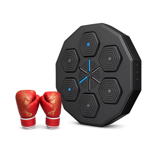 Pared Electrónica Target Sandbag Boxeo + Guantes