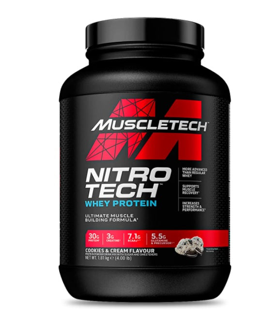 Nitro Tech, Whey protein (4 Lb)