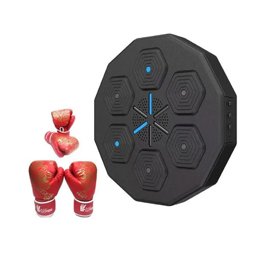 Pared Electrónica Target Sandbag Boxeo + Guantes Boxeo